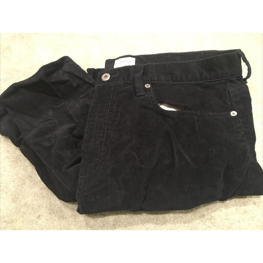 NEW J. Crew 1040 Athletic Men Corduroy Pants Navy Blue 35x34 Zipper Chino
